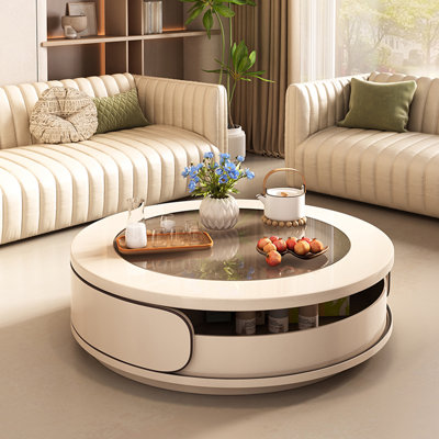 Luxe Round Eco-Friendly Coffee Table