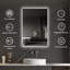 Miroir mural sans cadre Naliyah-228498193