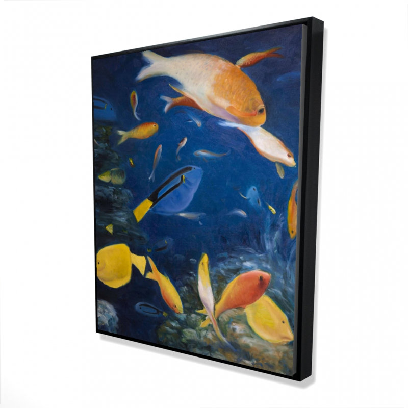 «Colorful Fish Under The Sea» sur toile
