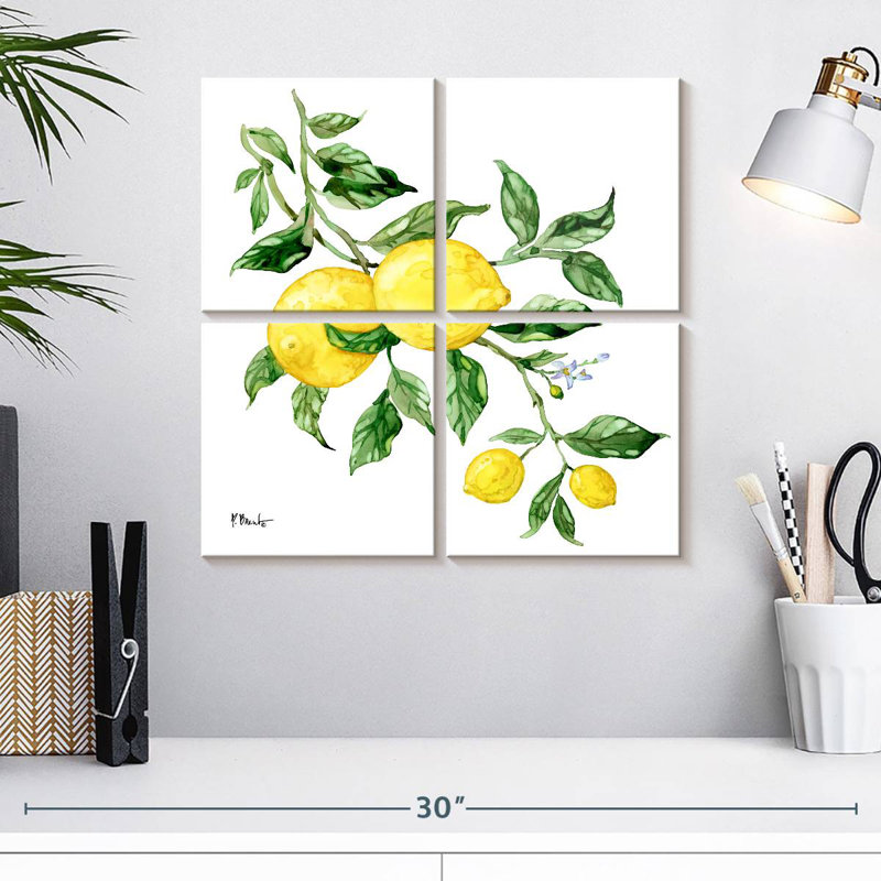 Yarlin citrons siciliens I, H 18 po x l 18 po