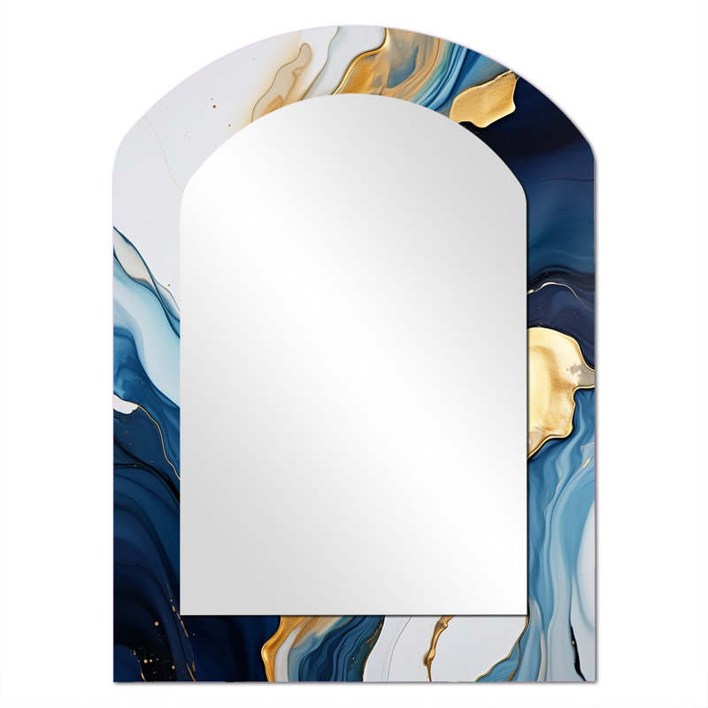 Miroir mural Distant River, 34 po x 25 po