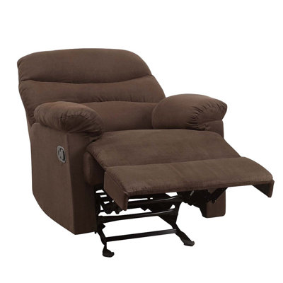 Chocolate Microfiber Motion Recliner