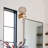 1-Light Crystal Global Armed Sconce-1338731624
