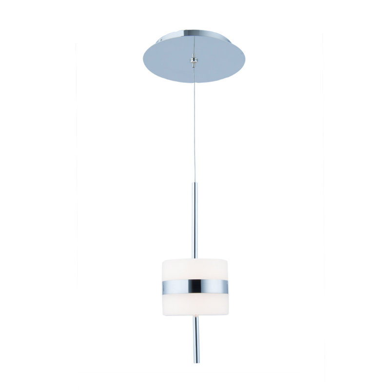 Smore 1 - Light LED Pendant, Chrome