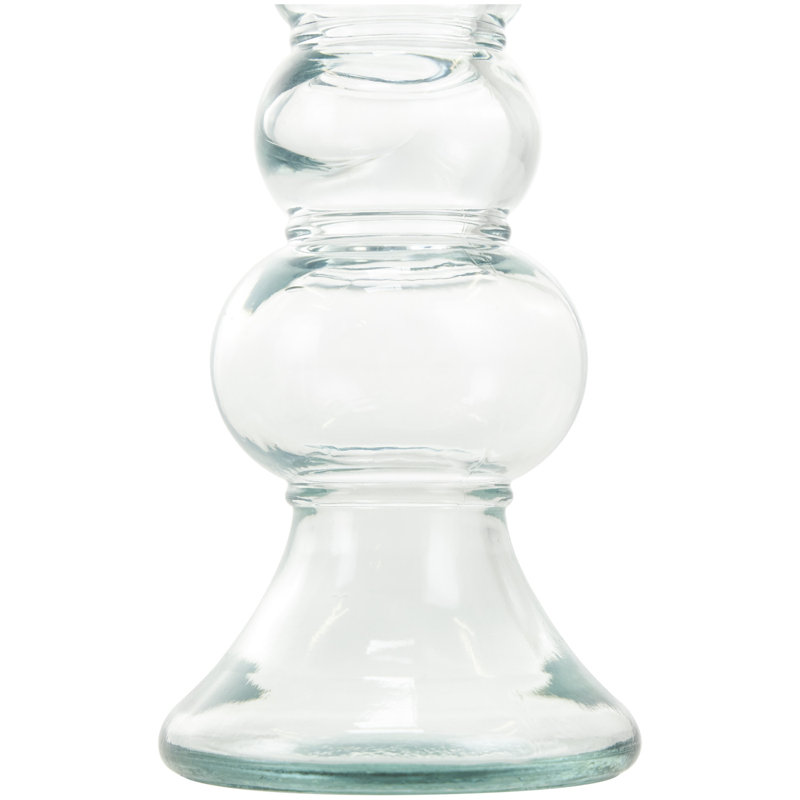  3 Piece Glass Tabletop Candlestick Set