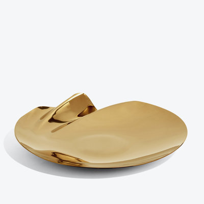SERENITY Polished Stainless Steel Decorative Plate