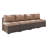 4 -Person Rattan Patio Safo With Cushions-552961611-552961615