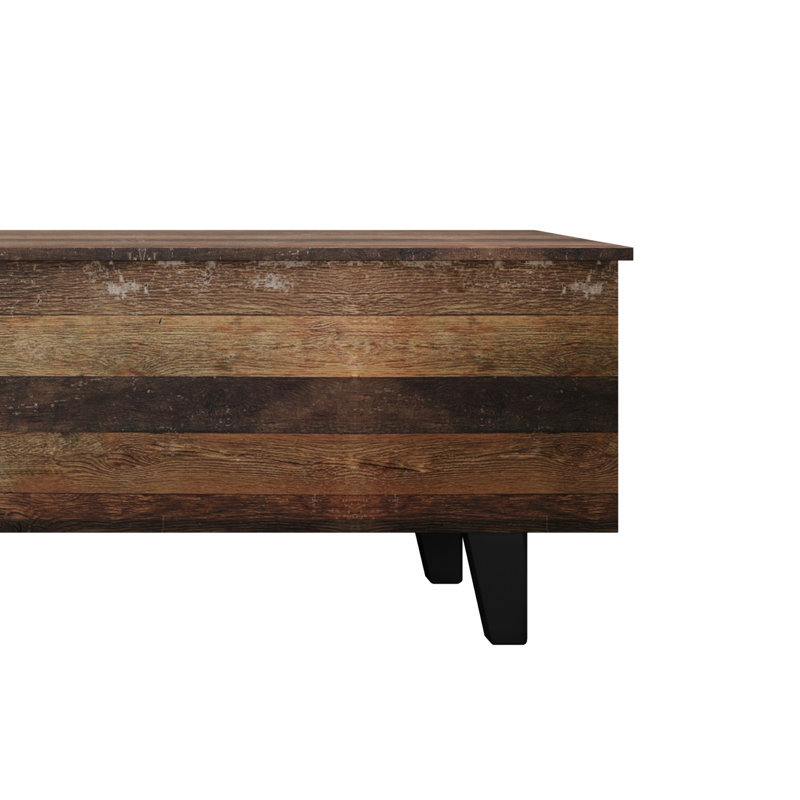 Banc de rangement Auburn, Vintage Oak