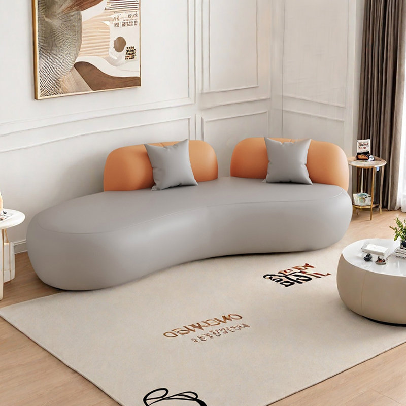 Heiser, Orienté à droite, Gris / Orange