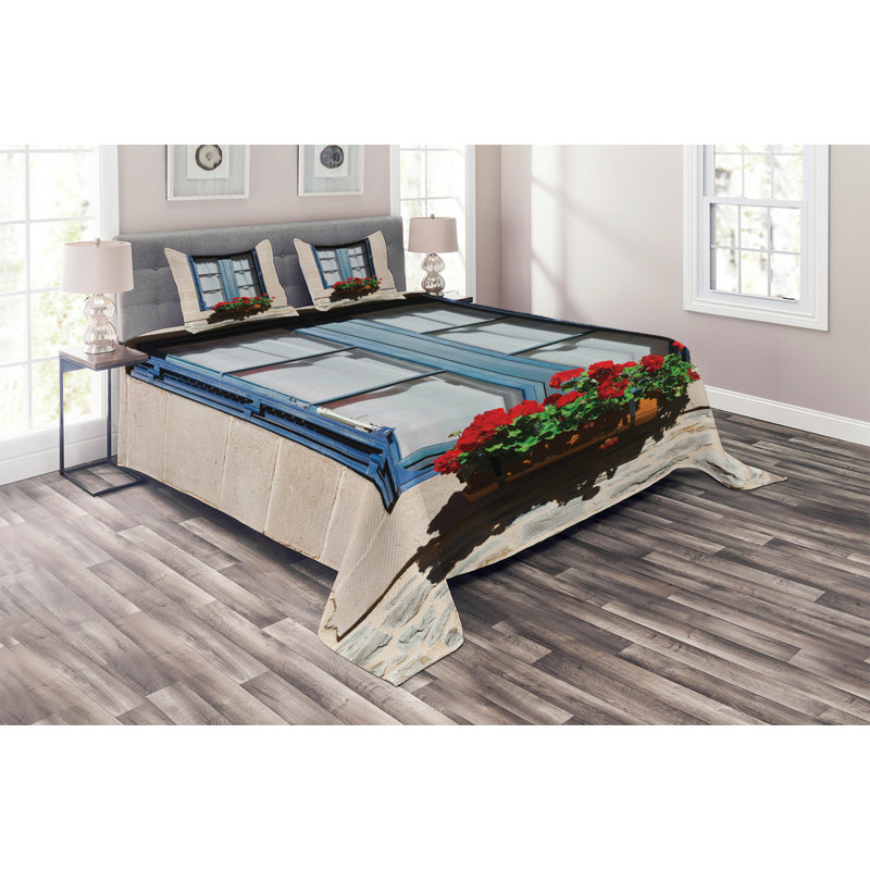 Coverlet, King Bedspread + 2 Shams