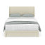 Base de lit tapissier moderne en bois avec ports USB et tiroir de rangement pour chambre d'amis Wendla-807280714-807280757