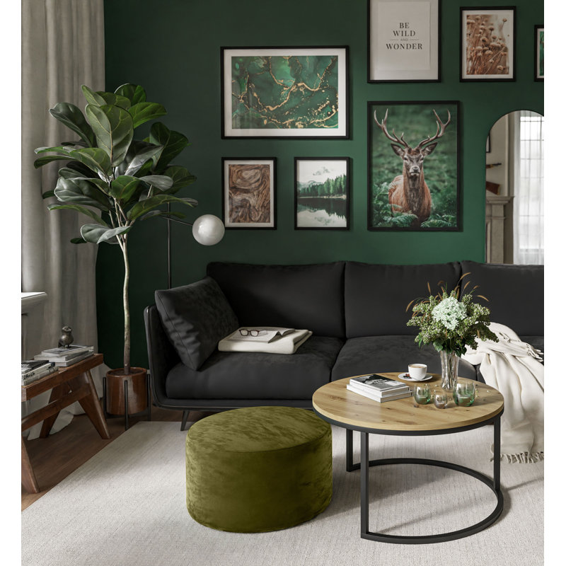 Hartfried Frame Coffee Table, Artisan Oak
