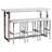 White Marble 4-Piece Dining Set