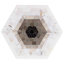Ako 6" Hexagon Marble Micro Mosaic Tile-613342625