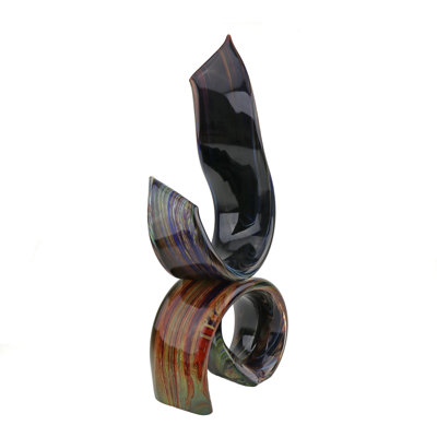 Murano Glass Calcedonia Double Abstract