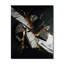 Abstract Geode III - Horloge murale abstraite en marbre-1403231163