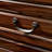 Simple Retro Style Walnut Entrance Cabinet