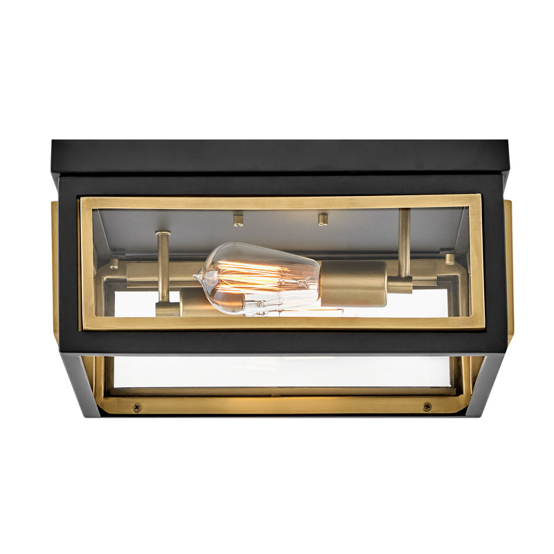 Shaw Glass Flush Mount