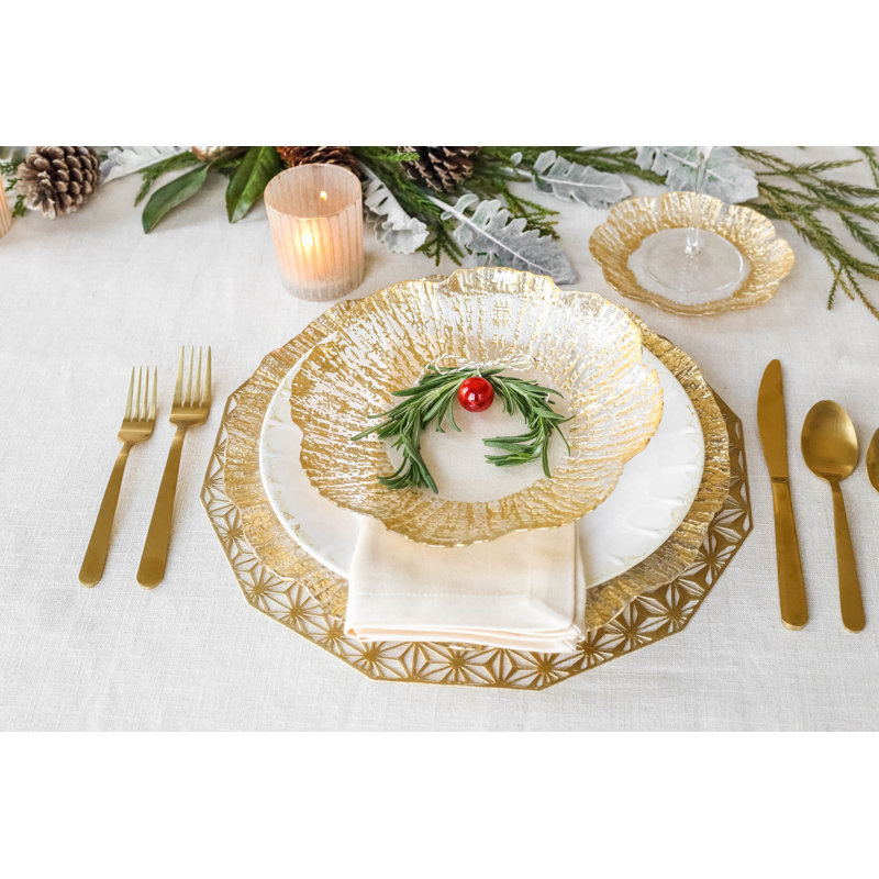 Rufolo Glass Appetizer Plate