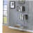 Transparent acrylic trapezoidal bookshelf