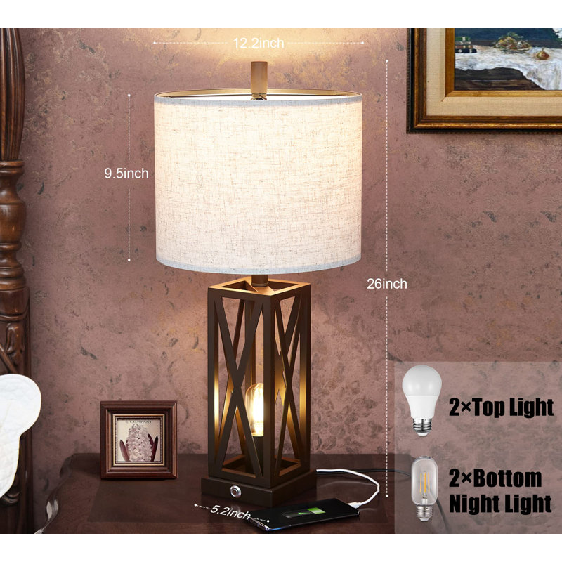 Metal USB Table Lamp