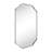Scalloped Brushed Nickel Bathroom Mirror Decorative Silver Metal Framed Irregular Bathroom Vanity Mirror Wall Mounted 32 x 24''-1450270264-1450270244
