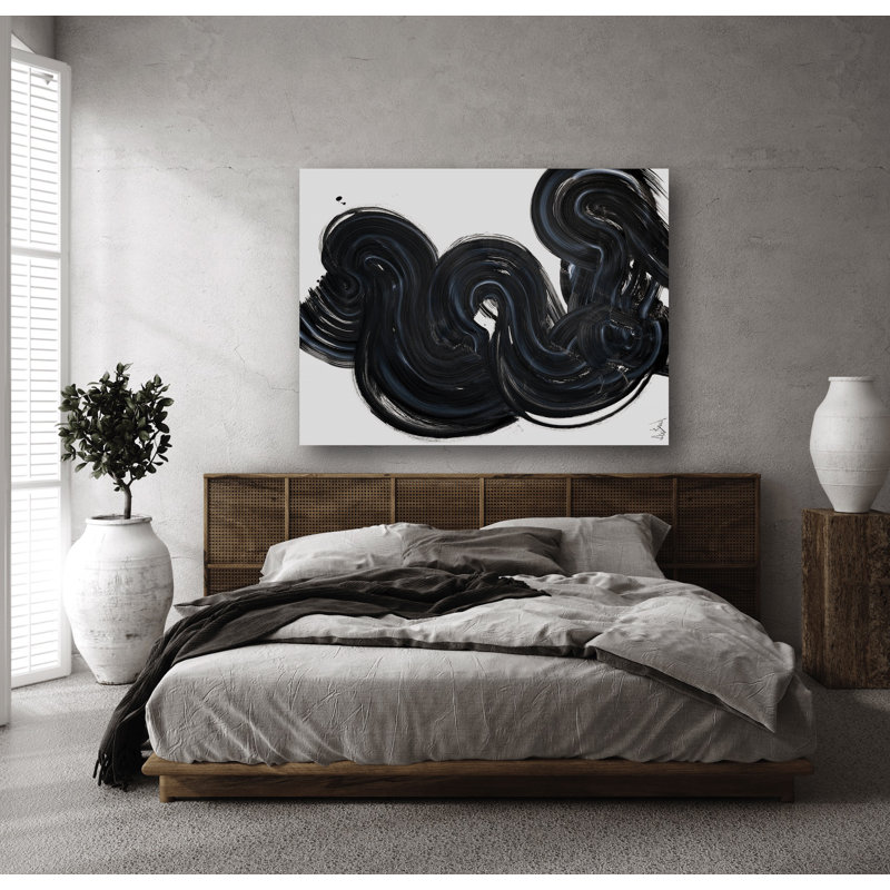 Current II On Giclee Canvas Hand Embellished Art, Wrapped Canvas, 40" H x 30" W x 1.5" D