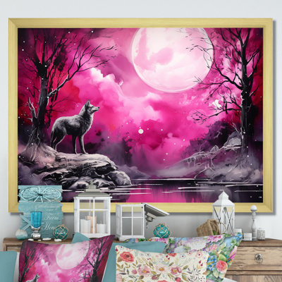 Clair de lune, loup, merveille - impression