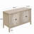 Sideboard Buffet Cabinet, Storage Cabinet with Storage,Modern Storage Cabinet with 4 Doors & Adjustable Shelves for Living Room, Dining Room, Kitchen and Entryway-739357653