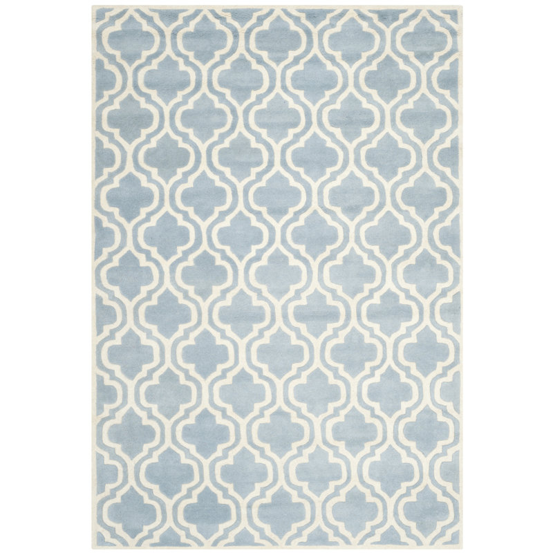 Carolene Hand Tufted Wool Geometric Rug, Rectangle 8' x 10'