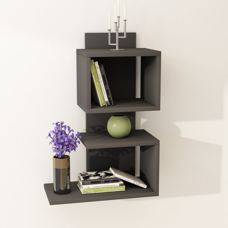 Fondea 4 Piece Accent Shelf, Anthracite