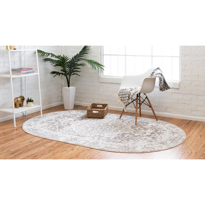 Mirielle Oriental Indoor Rug, Oval 5'1" x 8'