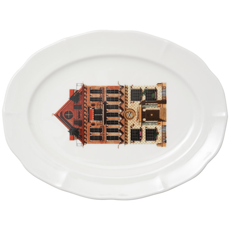 Thibaud Herem Objet Oval Platter (Village)