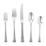 Federal Platinum Frosted 20 Piece 18/10 Stainless Steel Flatware Set, Service for 4