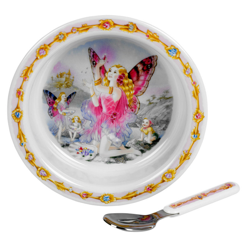 Noreen Cereal Bowl and Spoon