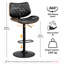 Height Adjustable Swivel Bar Stool-1910833086