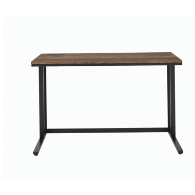 Walnut and white oak writing desks with USB ports