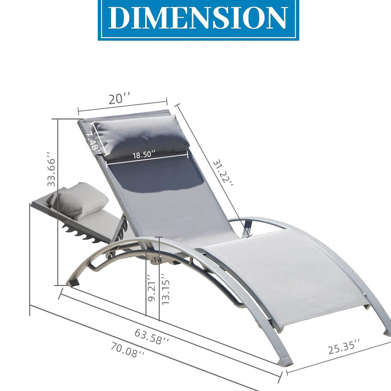 Fauteuil inclinable Gray Beach