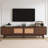 Mid-Century TV Stand For 80 Inch Tvs  Entertainment Center With Sliding Doors & Storage Drawers