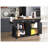 Durable Kitchen Island With Rubber Wood Countertop, Spacious Storage, And 5-Wheel Mobility For Enhanced Cooking Convenience.-649148250