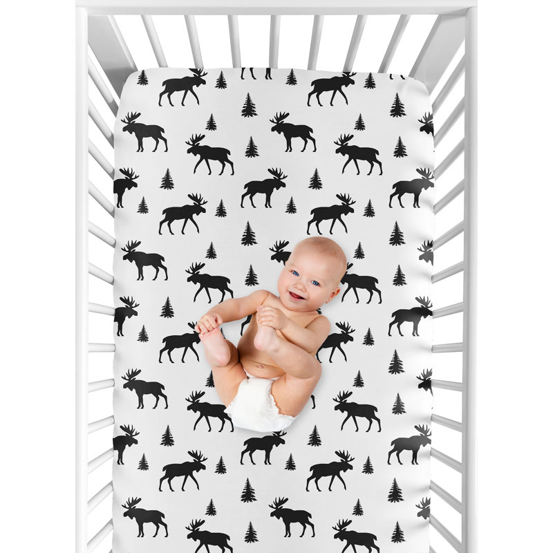 Drap-housse pour lit de bébé Rustic Patch