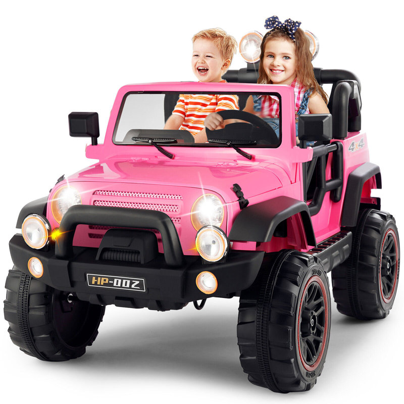 cosvalve Battery Powered Ride On Toy with Remote Control, Pink