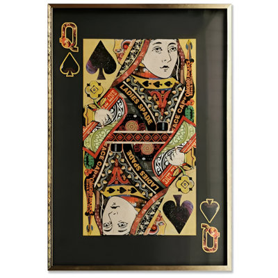 Carte à jouer Queen of Black Spade