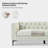 Brinna Upholstered Button-Tufted Sofa with Metal Legs-1226749219