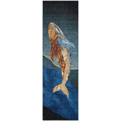 Premium Machine Washable Mayfield AMF2078 Coastal Rug