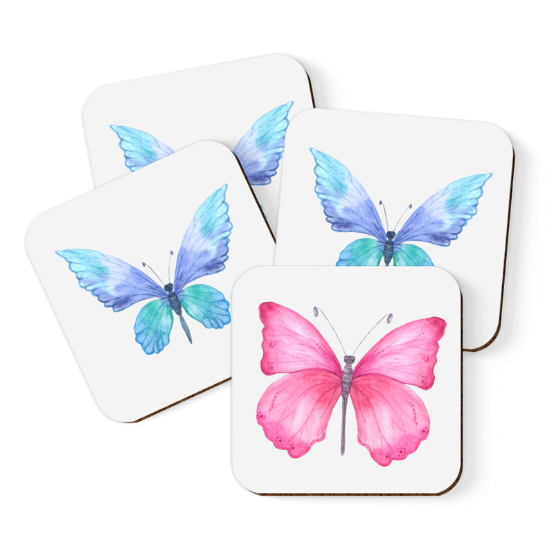 Dessous de verre papillon