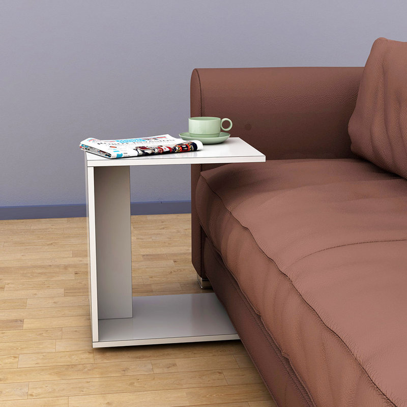 Adit Side Table, White