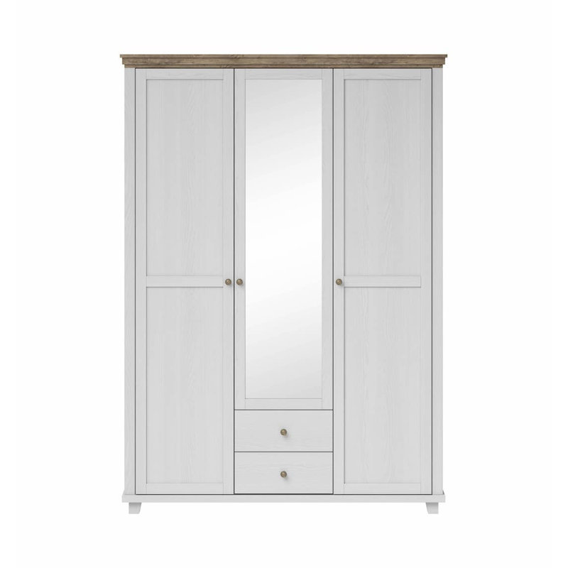 Moshood 3 Door Manufactured Wood Wardrobe