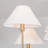 35.4 in. 6 -Light Traditional Dimmable Chandeliers with Linen Cone Shades-2018784865