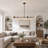 Kason Modern 7-Lights linear globe chandelier-1356880131-1356880141